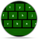 Green keyboard